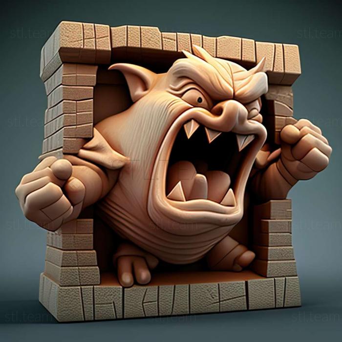 3D модель Игра Tomba 2 Возвращение злой свиньи (STL)